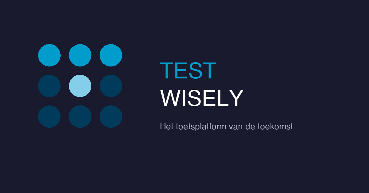 TestWisely - Online Toetsplatform met AI Nakijken